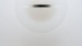 Robert Irwin , Untitled, 1969, acrylic lacquer on formed acrylic plastic, overall dimensions: 53 in. diameter x 3 in. deep., Collection Museum of Contemporary Art San Diego, Museum purchase. 
