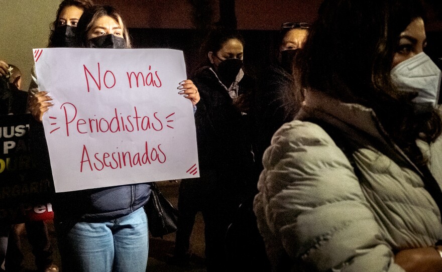 Tijuana Journalist Protest 06