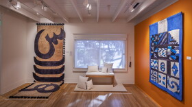 Part of the "Stories in Cloth" exhibition at the Museum of History and Culture La Jolla is shown in an undated photo.
