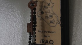 Al Ani keeps a map of Iraq and a key on her wall to remind her of home. The war in Iraq spread her family out across the world, with her parents in Jordan, a brother in the United Arab Emirates and another in Canada.