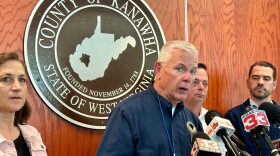 Kanawha County Commission Emergency Management Director C.W. Sigman speaks at a news conference Wednesday in Charleston, W.Va.