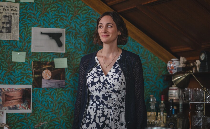 Shown: Becks Starling (Cara Horgan). Despite Tanika’s warnings to stay away from the case, Judith, Becks and Suzie continue to investigate, and follow a trail of clues left by the murder weapon. This leads them to an eccentric local weapons collector with an alarming secret, but their questioning proves inconclusive.