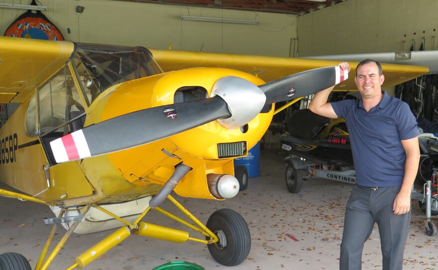 Jorge Gonzalez, whose planes tow advertising banners, says the flight restrictions in place while President Trump is at Mar-a-Lago may put him out of business.