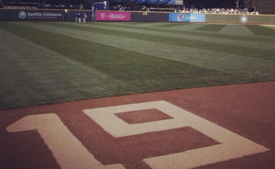 The Seattle Mariners honored Tony Gwynn on June 16, with a No. 19 etched in the 5.5-hole in the infield between third base and shortstop where Gwynn drove many of his 3,141 career hits.