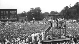 A huge crowd gathers to witness the public hanging of Rainey Bethea in 1936 in Owensboro, Kentucky. Public outrage over the spectacle made Bethea's death the last high-profile public execution in the United States. The Pentagon wants to livestream the firing squad execution of the Fort Hood shooter.