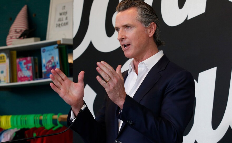 Gov. Gavin Newsom is pictured in this May 5, 2020 image.