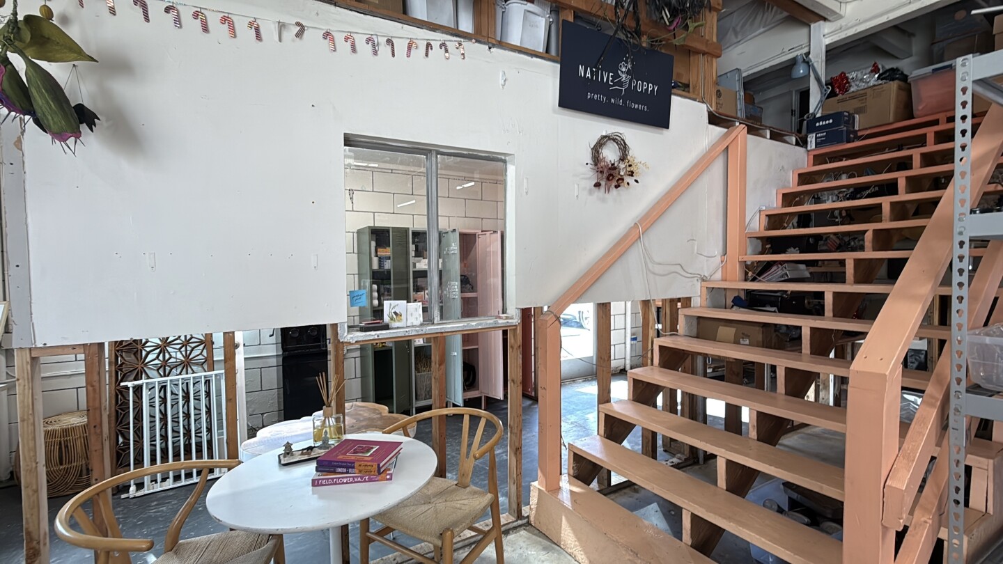 The interior of Native Poppy in Mission Valley is shown with some drywall yet to be replaced on January 7, 2026.