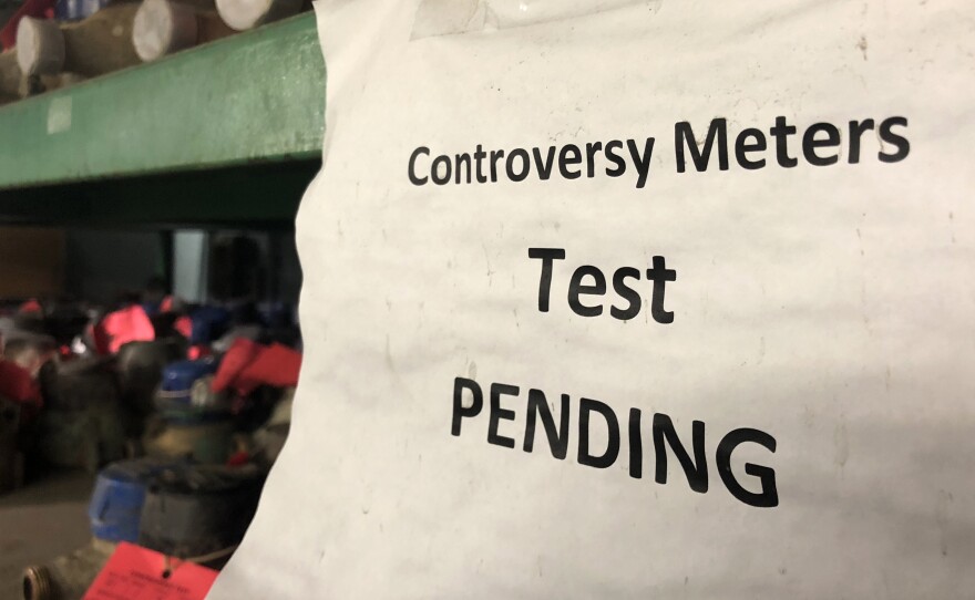 The city said they still have around 100 "controversy tests" to complete. Those are done at a customers request, when they believe their meter might not be working, April 2, 2018.