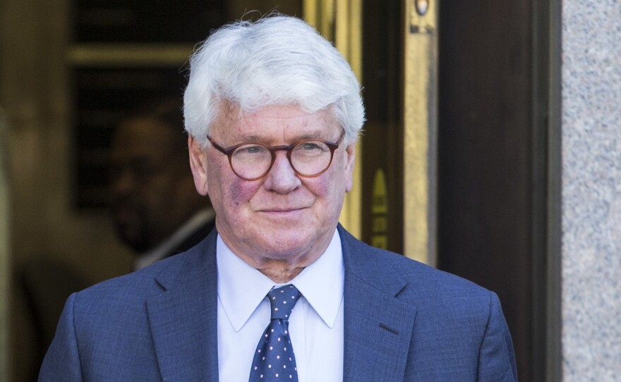 Greg Craig, who was White House counsel under President Barack Obama, departs from the U.S. District Courthouse after a hearing on April 15. His trial begins Monday.