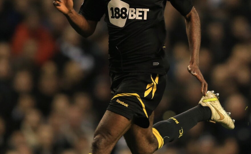 Fabrice Muamba of Bolton Wanderers in action during the FA Cup Sixth Round match on Saturday. Muamba collasped during the game and remains hospitalized.