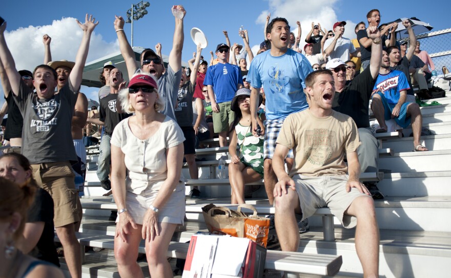 As the game came to an end, fans got on their feet and applauded the final plays of Major League Ultimate's first regular season.