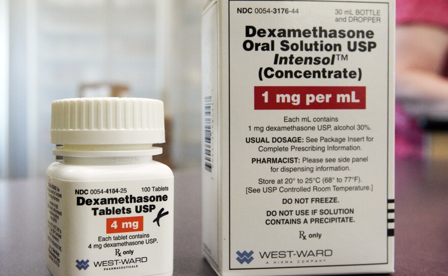 Dexamethasone is a low-cost, anti-inflammatory drug which has been shown to reduce the risk of death in patients with COVID-19.