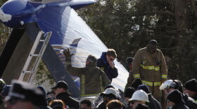 Crash site of Continental Connection Flight 3407 outside of Buffalo, N.Y., Feb. 2009. 