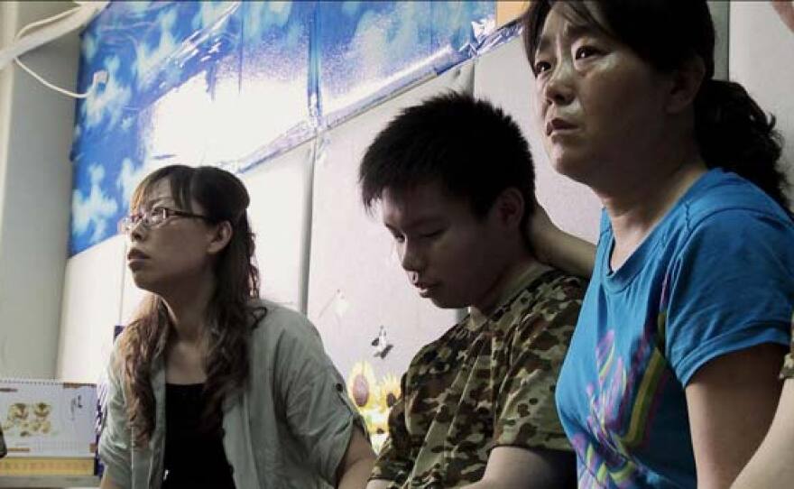 A scene from the documentary “Web Junkie,” directed by Shosh Shlam and Hilla Medalia.