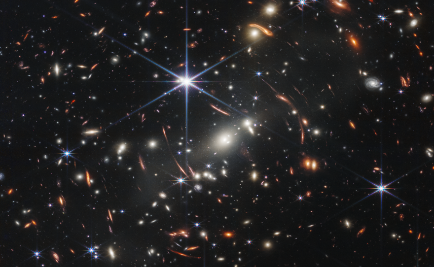 NASA's James Webb Space Telescope has produced the deepest and sharpest infrared image of the distant universe to date. Known as Webb's First Deep Field, this composite image of galaxy cluster SMACS 0723 is overflowing with detail. The image shows the galaxy cluster SMACS 0723 as it appeared 4.6 billion years ago.