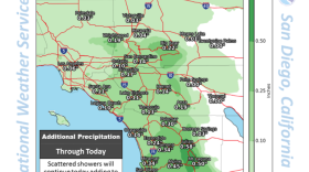 California's weather forecast is shown in this graphic, Feb. 27, 2018