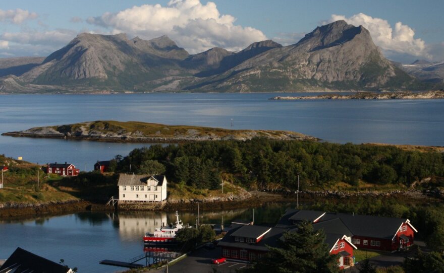 Rødøy's population of about 180 includes a doctor, who uses the pictured ambulance boat to treat residents of neighboring islands.