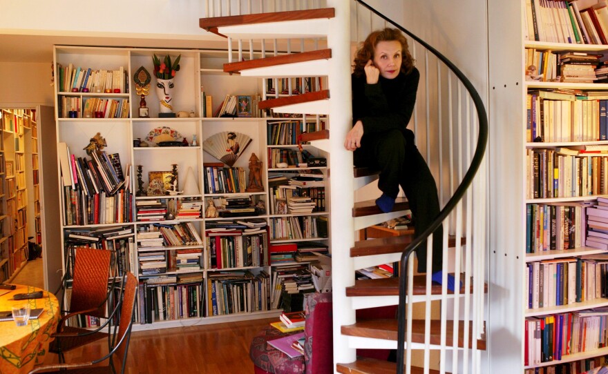 Kaija Saariaho, at home in Paris, in 2004. She moved to the city in 1982, when she began studies at IRCAM, the music research institute founded by Pierre Boulez.