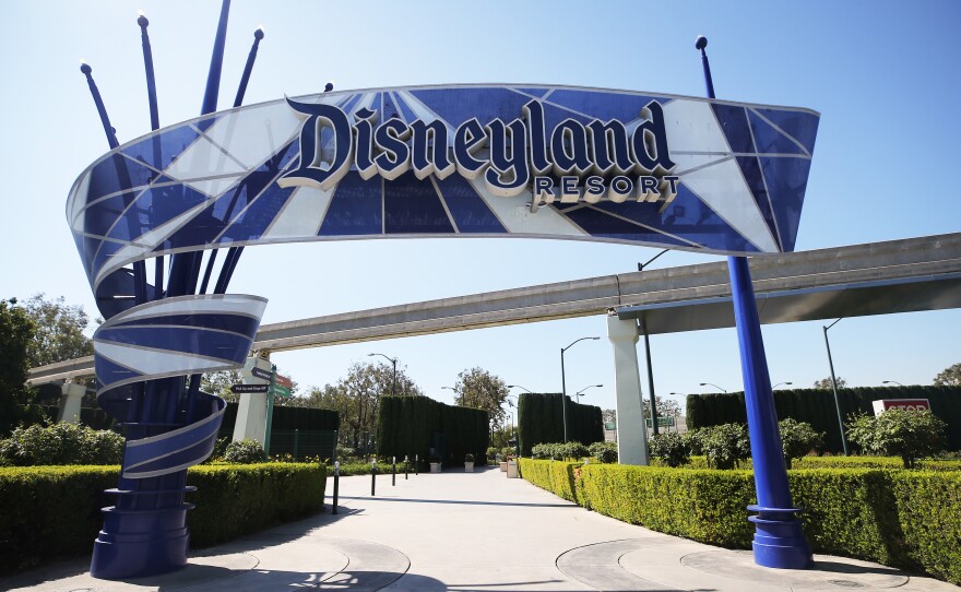 Disneyland, Anaheim, Calif., September 2020. California announced theme parks, sports arenas and stadiums will be allowed to open on April 1 if they meet health requirements at the county level.