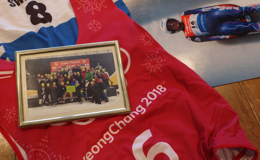 U.S. luger Emily Sweeney suffered a devastating crash four years ago at the Olympics in South Korea. "I broke my neck and my back and I came back and I'm here," she said in Beijing.