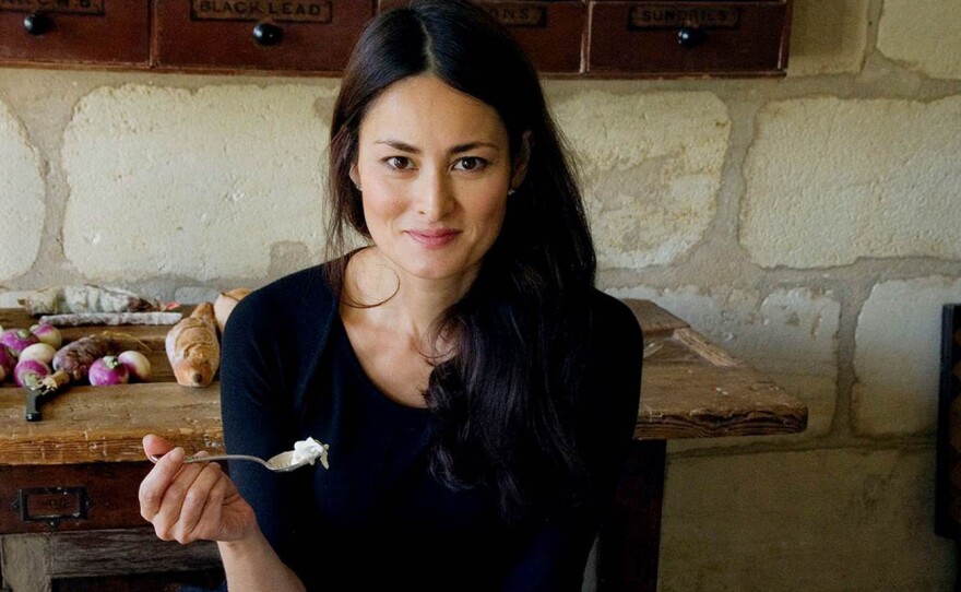 Thorisson in her farmhouse kitchen in Medoc, France.