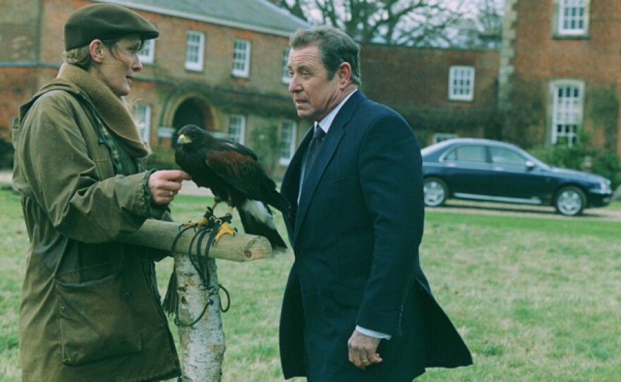 In the episode ”Birds of Prey,” Troy and Constable Sarah Pearce are in Midsomer investigating a wildlife crime while Barnaby (left) follows up on the discovery of a local man's car — and body — in the river.