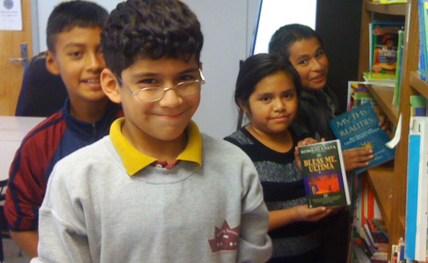 Fifth-graders Miquel Vasquez, Luis Hernandez, Erica Medrano and Victor Vasquez are part of Vardaman Elementary School's growing Hispanic student population.