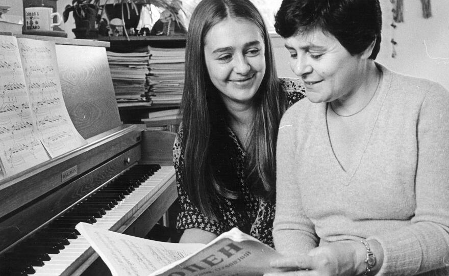 Anya von Bremzen emigrated from Russia with her mother (here, in Philadelphia in 1978) when she was 10 years old.