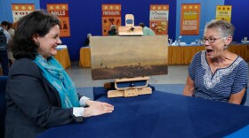 Betty Krulik appraises an 1858 oil painting by Hudson River artist Sanford Robinson Gifford for $300,000 in Boise, Idaho.