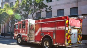 A fire truck in San Diego is shown in this undated photo. 