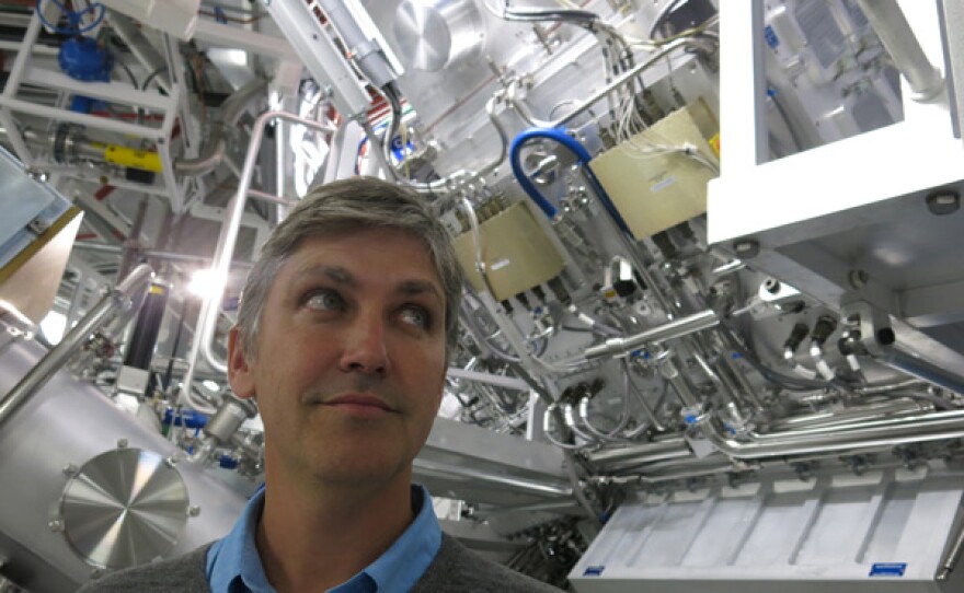 Steven Johnson at National Ignition Facility near San Francisco.