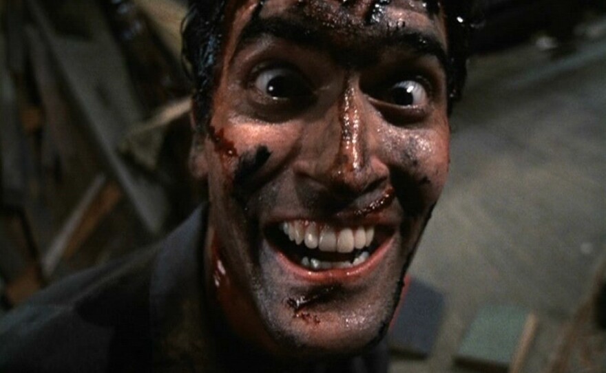 The inimitable Bruce Campbell. Here seen in "Evil Dead 2."