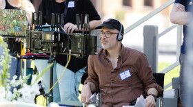Director David Wain on the set of Gail Daughtry and the Celebrity Sex Pass, his latest feature comedy.