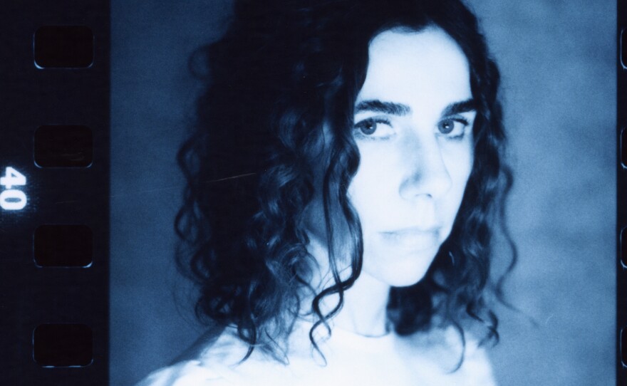 For her <em>World Cafe </em>live set, PJ Harvey brought along her very first guitar her mother gifted her when Harvey was just a teenager.