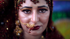 The bride, Rukhsana Gul, 25, is one of 10 sisters — in fact, she's the sister-in-law of Sajid Mahmood, who manages NPR's Islamabad bureau.