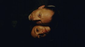Thom Yorke and Dajana Roncione in a scene from the video for Yorke's <em>ANIMA</em>, directed by Paul Thomas Anderson.