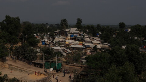 View of Rohingya refugee camps in Cox's Bazar, Bangladesh, April 23, 2026.