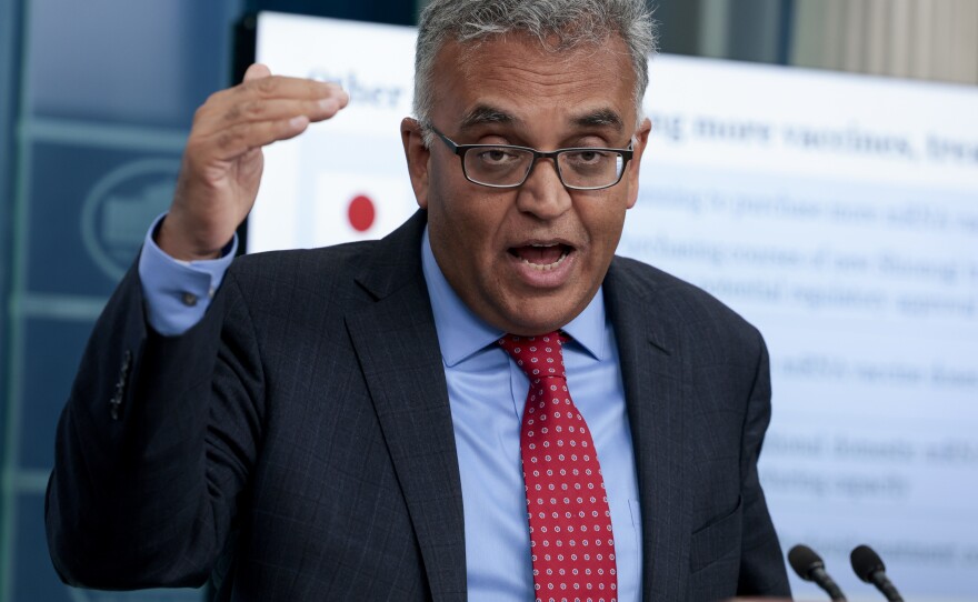 "We have a very, very contagious variant out there. It is going to be hard to ensure that no one gets COVID in America," White House COVID response coordinator Dr. Ashish Jha told reporters.