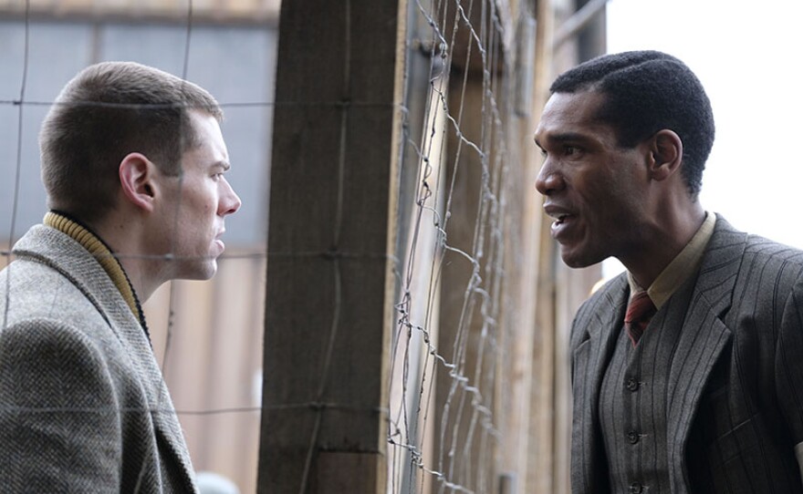Shown from left to right: Brian J. Smith (as Webster O’Connor) and Parker Sawyer (as Albert)