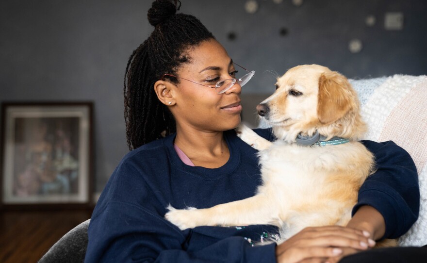 Revere's mother died in March, after six years of living with Alzheimer's. Revere received an outpouring of support from the community on TikTok — people who had watched her videos and connected with her and her mom. Now, Revere is figuring out who she is after years of caregiving. Her dog Dewey has made appearances in her TikTok videos.