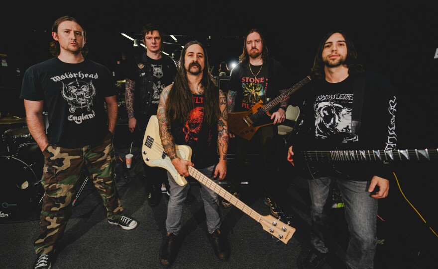 Power Trip in 2024 now includes vocalist Seth Gilmore (far left). He plans to give it his all "to honor the spirit of Riley's memory."