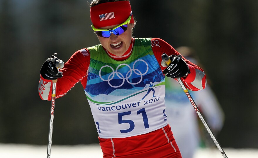 Holly Brooks, competing here during the 2010 Vancouver Winter Olympics, is now a licensed therapist. "Athletes post-Olympics or post-retirement need a lot of support, a lot of people reminding them of their worth beyond just their athletic achievements and results."