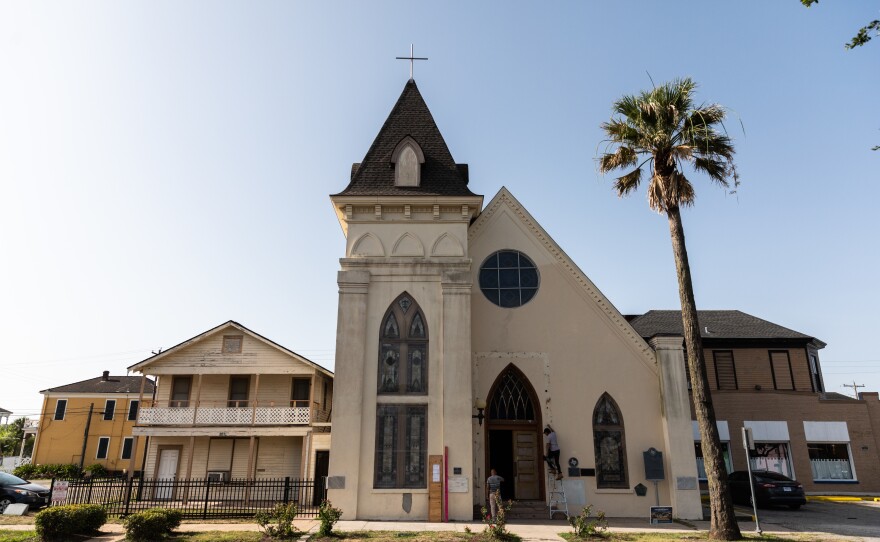A scene at Reedy Chapel-AME Church.