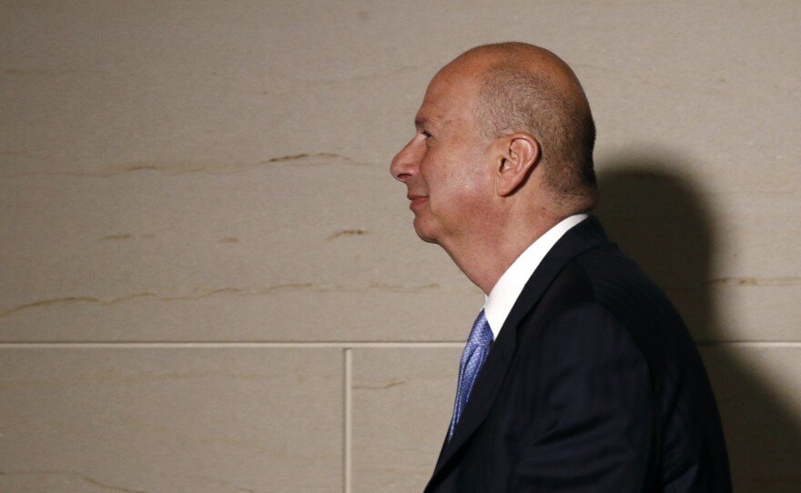 U.S. Ambassador to the European Union Gordon Sondland testified behind closed doors in the impeachment inquiry last month. He returns Wednesday.