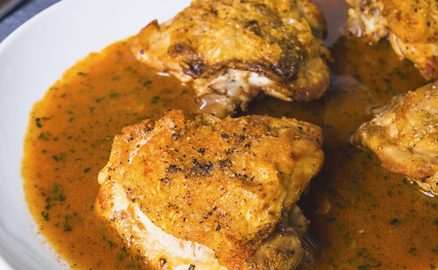 Poulet au Vinaigre (Chicken with Vinegar)