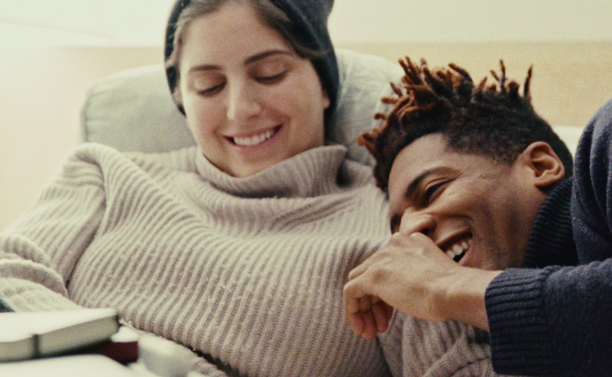 Matthew Heineman's documentary American Symphony chronicles a year of incredible highs and devastating lows in the lives of Suleika Jaouad, left, and Jon Batiste, right.
