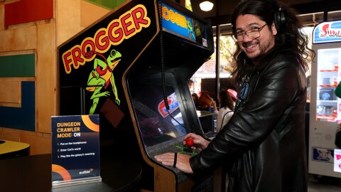 SAN DIEGO, CALIFORNIA - JULY 26: Jeff Hays attends Audible's Celebration of the “Dungeon Crawler Carl” Fandom at “The Safe Room” Activation at San Diego Comic-Con on July 26, 2025 in San Diego, California. (Photo by Phillip Faraone/Getty Images for Audible)