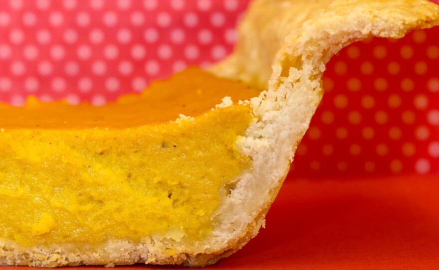 A silky custard and a crispy crust: perfection.