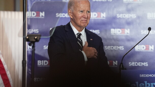 FILE - Former President Joe Biden speaks to the South Carolina Democratic Party, Feb. 27, 2026, in Columbia, S.C.
