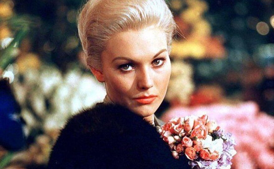 Kim Novak in a publicity still for Alfred Hitchcock's "Vertigo." (1958)